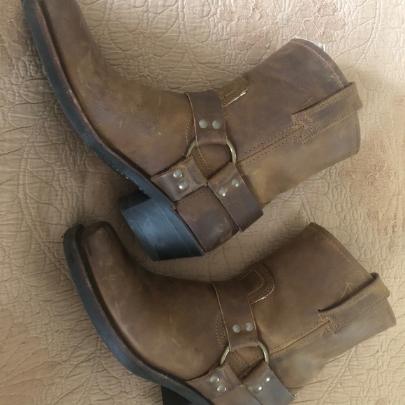 Frye Woman Harness Boots Brown Size 7.5 - Picture 8 of 8